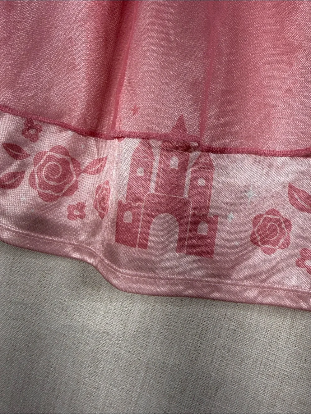 Disney Princess Pink and Red Toddler Dress 2T - Picture 2 of 5